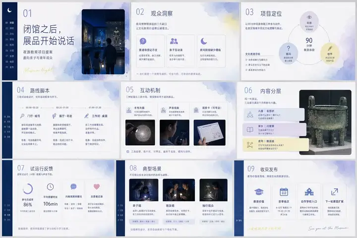 博物馆夜游教育项目