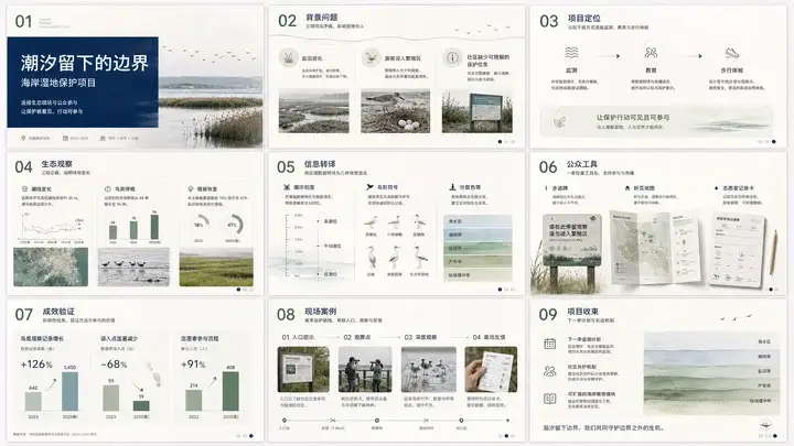 海岸湿地保护项目作品集