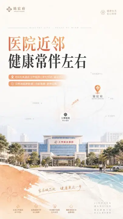 健康配套价值海报
