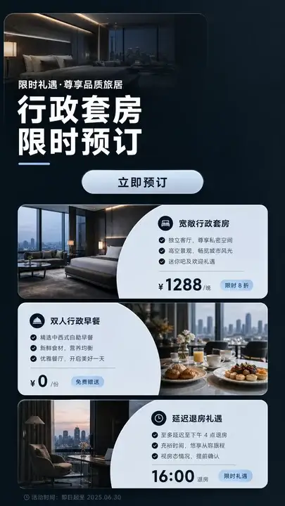 行政套房限时预订