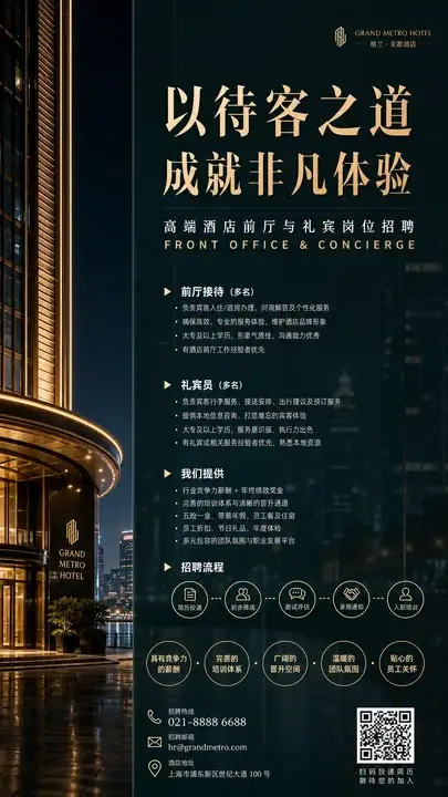 酒店前厅招聘