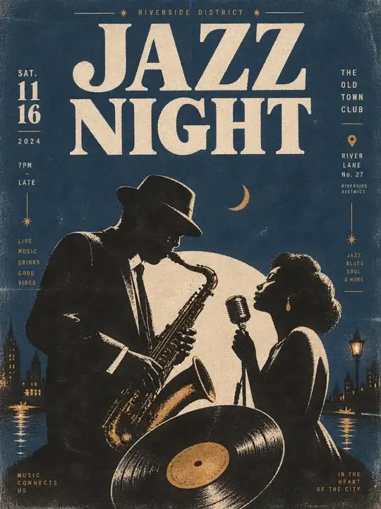 夜场爵士活动
