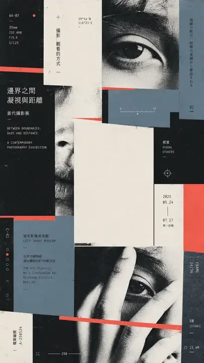 当代展览海报