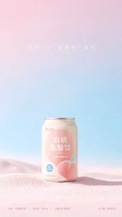 白桃乳酸饮