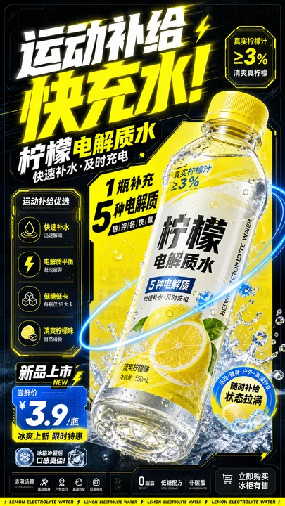 高压促销冲击 AI 绘画风格样图，第 3 张