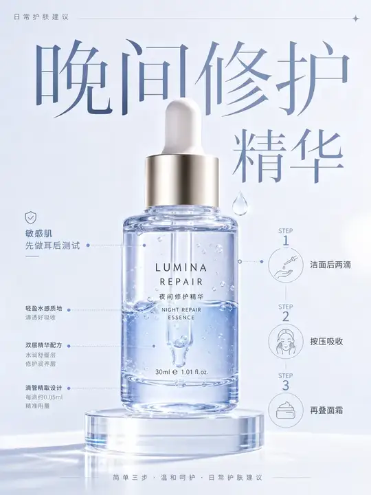 护肤精华使用顺序