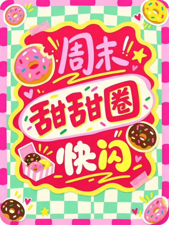 周末甜甜圈快闪