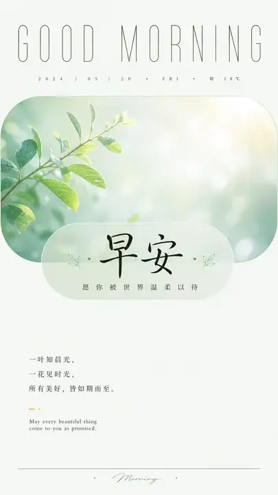 薄荷晨植问候