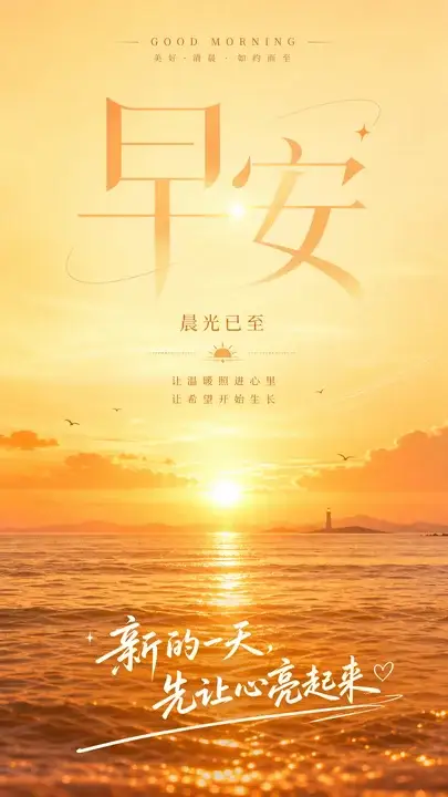 晨光早安