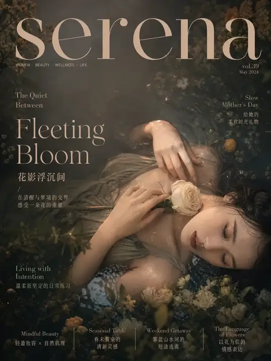 花水人像杂志封面