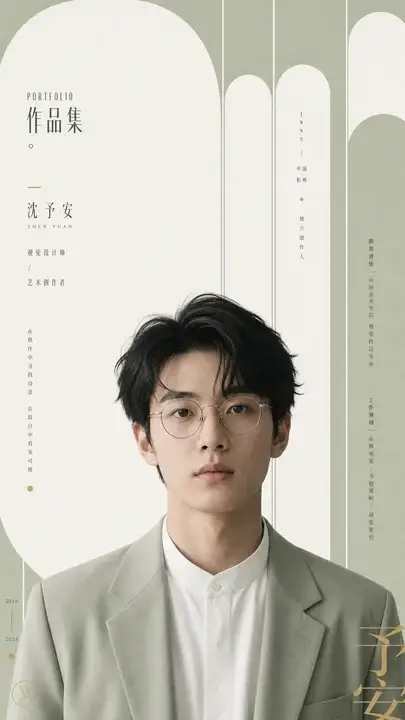 人物履历海报