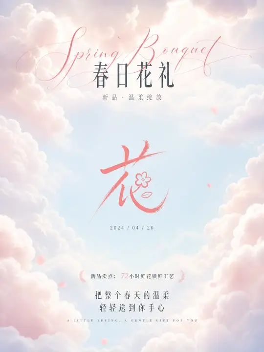 春日花礼新品海报