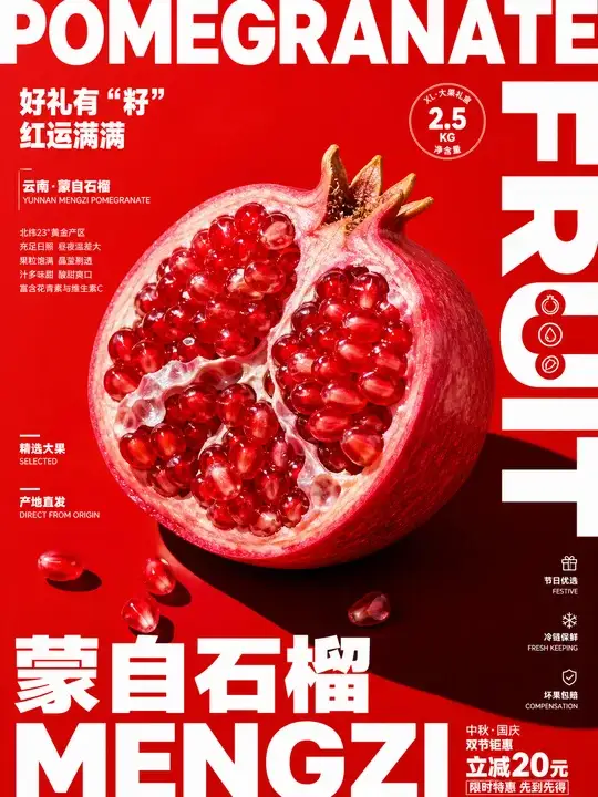 生鲜节日促销主视觉