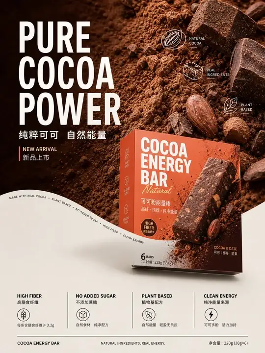 可可粉能量棒