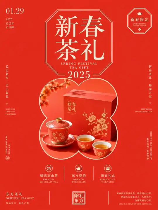 春节茶具礼盒