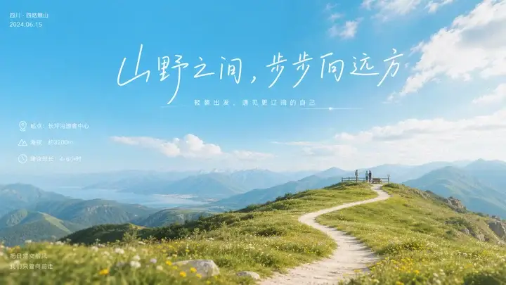 山野徒步旅行