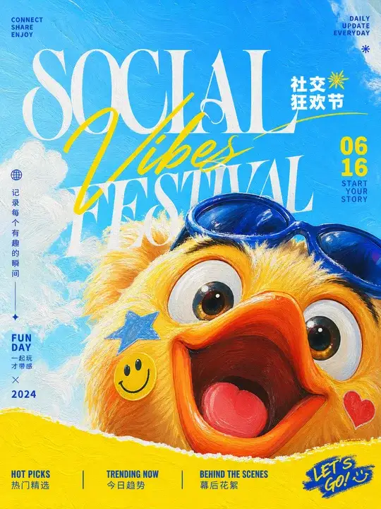 社交媒体封面