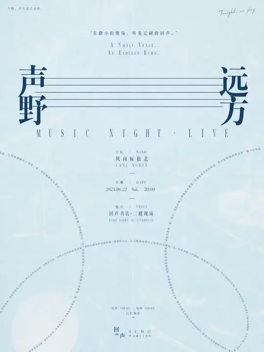 独立音乐现场演出海报