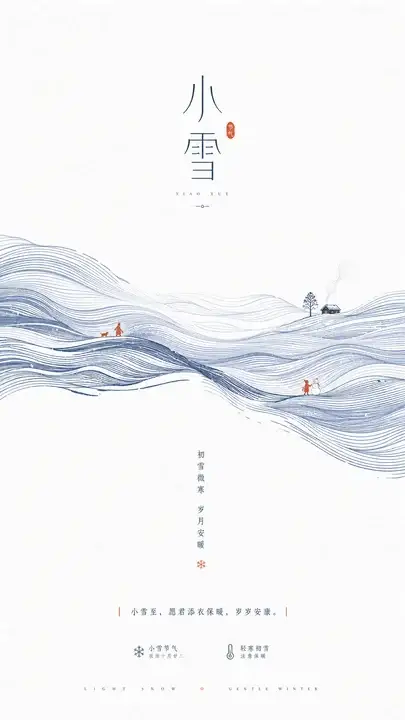 小雪暖冬