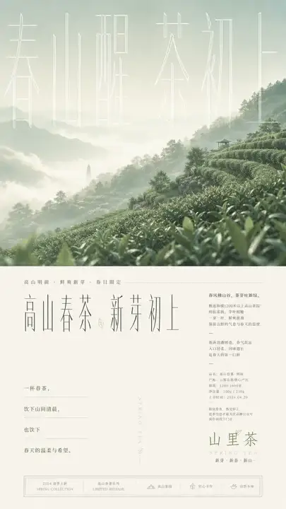 高山茶品牌海报