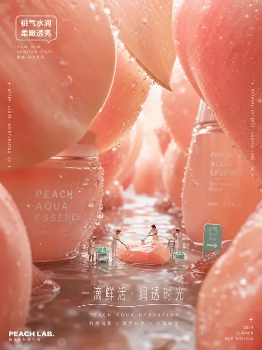 蜜桃护肤补水