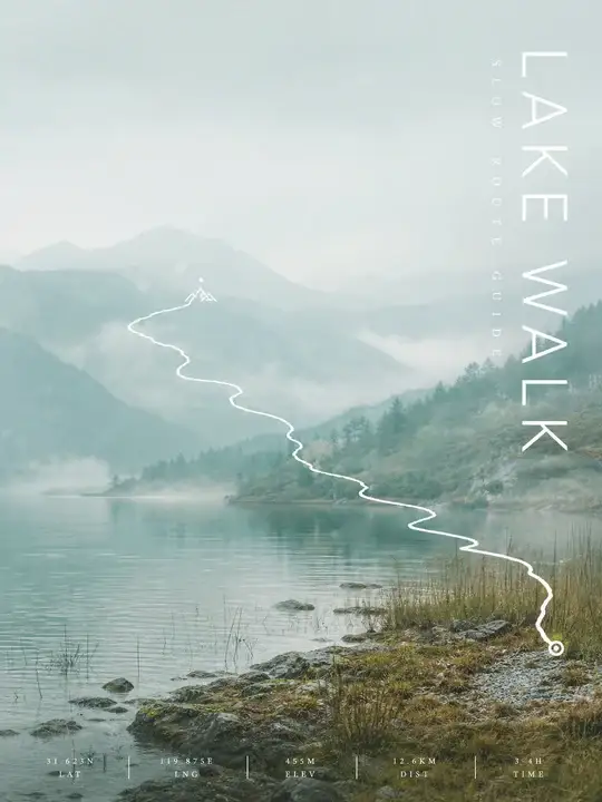 湖岸慢行指南