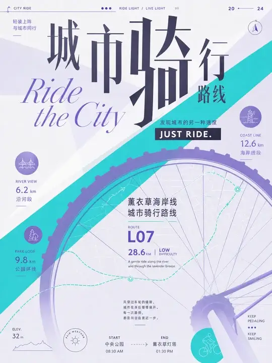 城市骑行路线发布