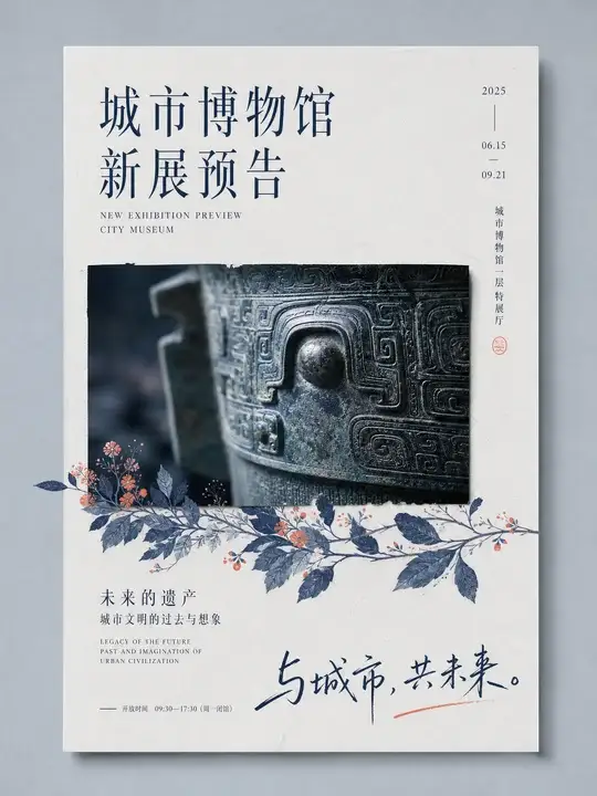 框景纪念海报