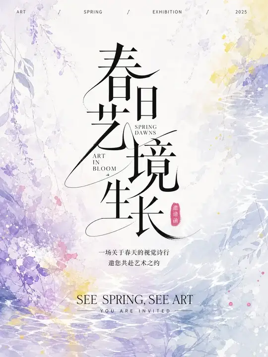 春季展览邀请