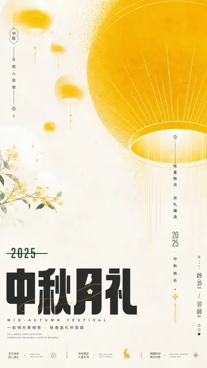 中秋月礼橱窗
