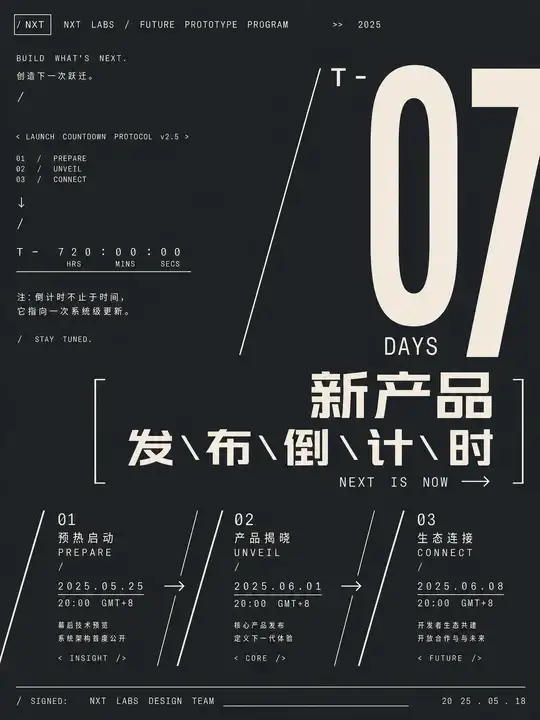 产品发布倒计时