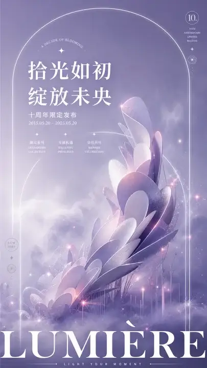 品牌周年限定海报