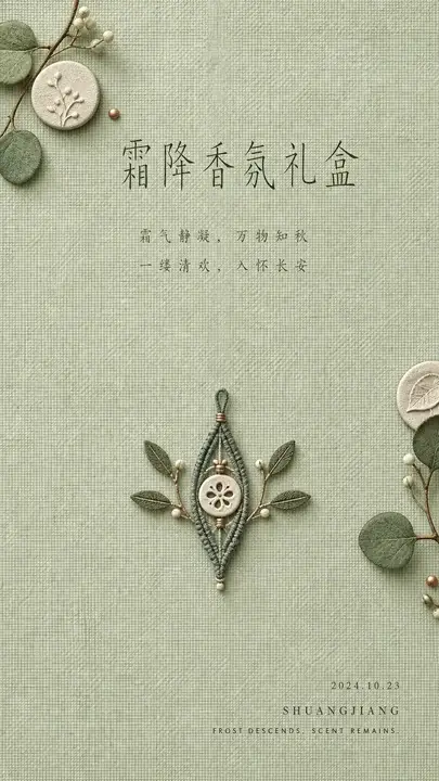霜降香氛礼卡