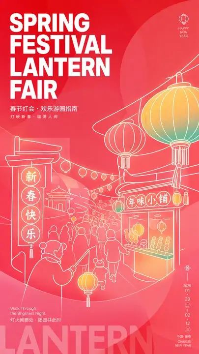 春节灯会导览