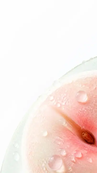 水润白桃护肤主视觉