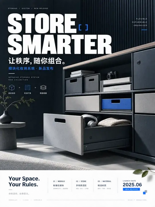 模块化收纳新品
