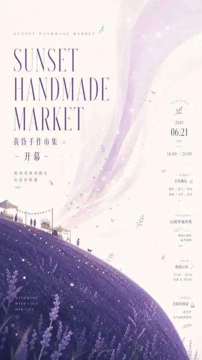 紫霞草坡市集