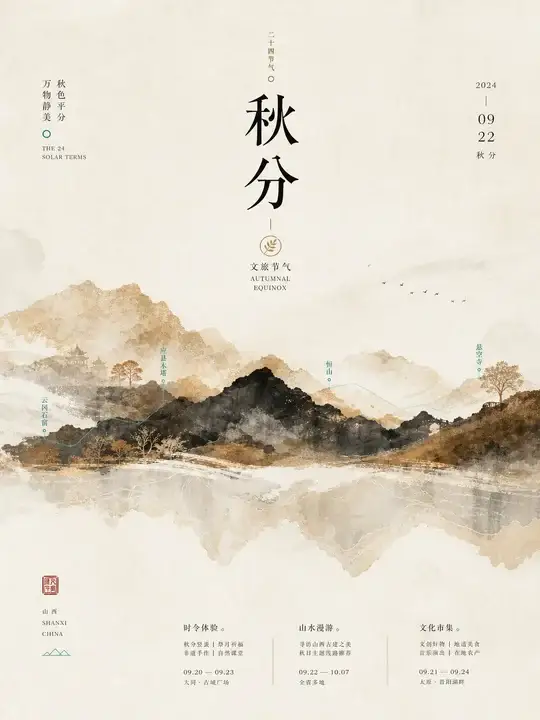 文旅节气海报