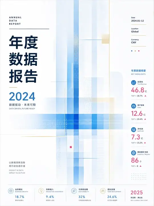 年度数据报告封面