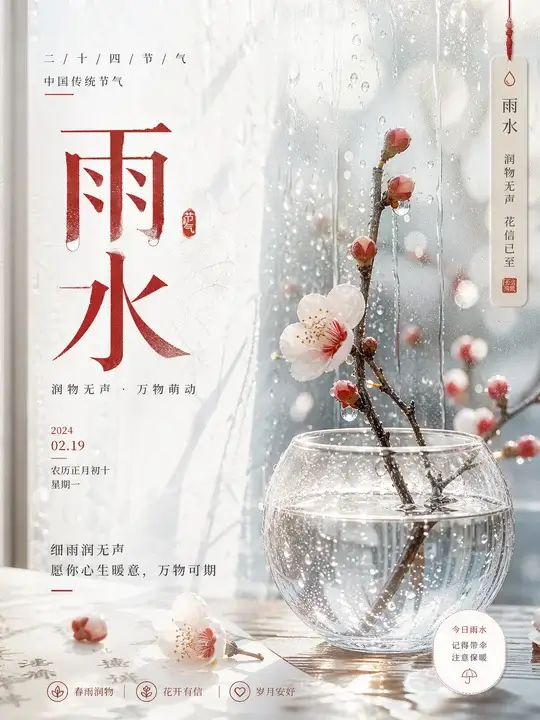 雨水润物