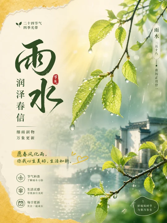 节气晨雾四季光带 AI 绘画风格样图，第 4 张