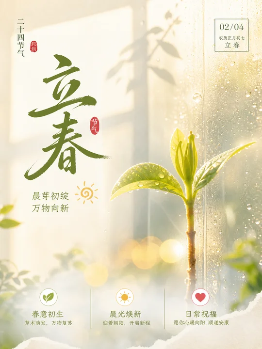 节气晨雾玻璃光影 AI 绘画风格样图，第 3 张