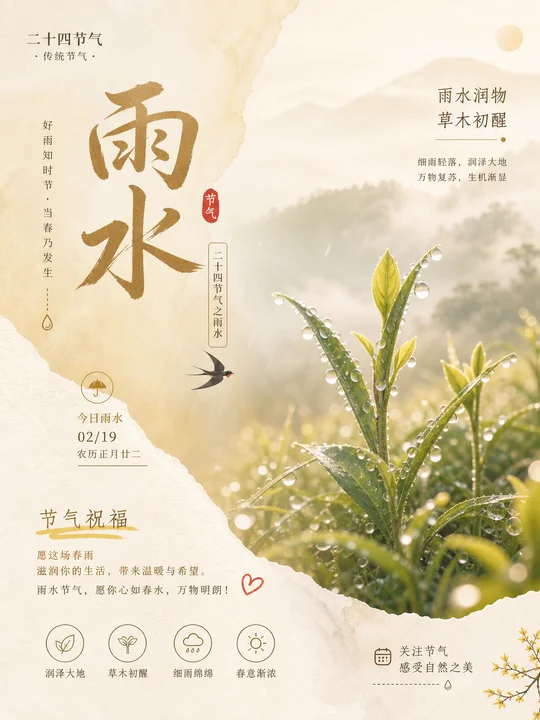 节气晨雾节令物候 AI 绘画风格样图，第 4 张