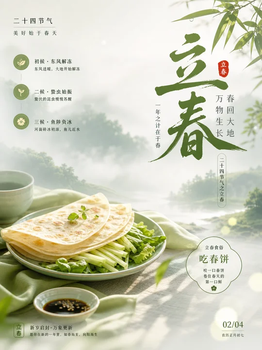 节气晨雾食物仪式 AI 绘画风格样图，第 3 张