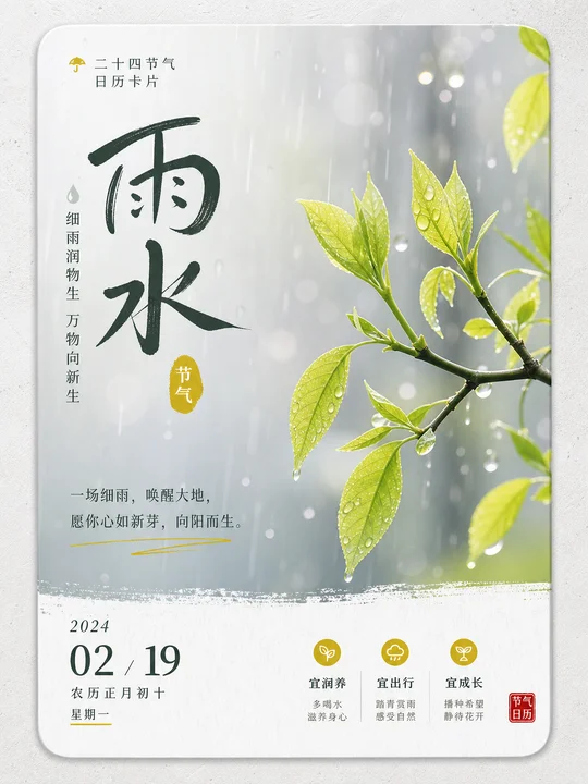 节气蝉鸣日历卡片 AI 绘画风格样图，第 4 张
