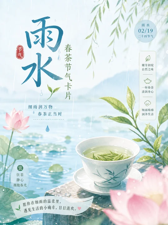节气蝉鸣清透插画 AI 绘画风格样图，第 4 张