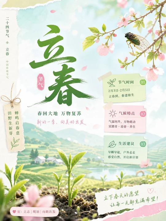 节气蝉鸣田野长卷 AI 绘画风格样图，第 3 张